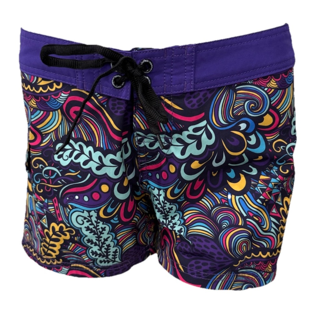 Tormenter Women’s Colorful Paisley Board Shorts Size 6